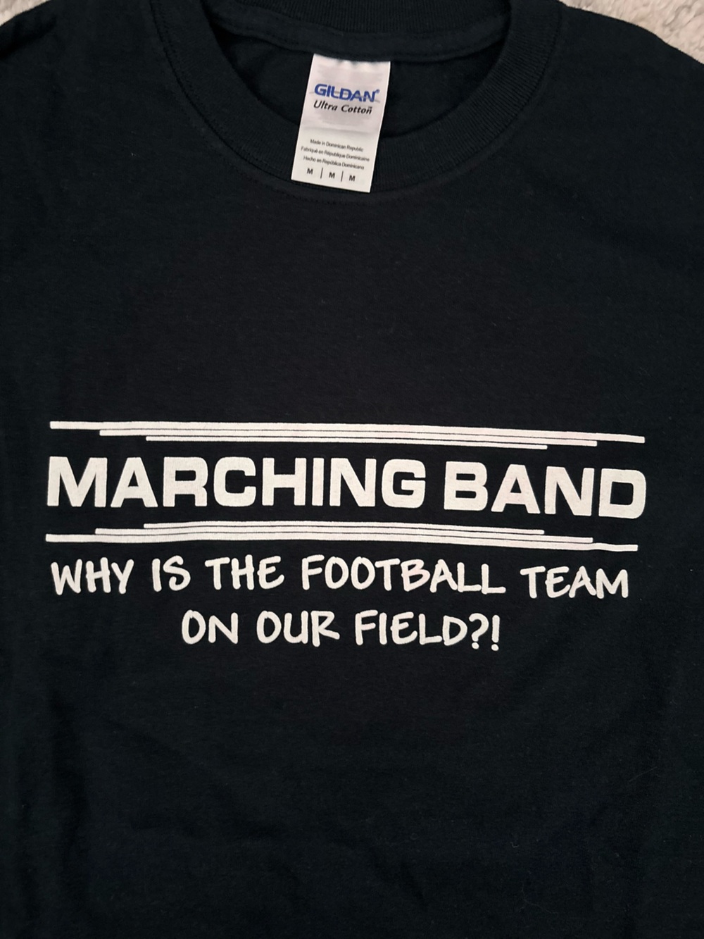 Marching Band Graphic Tee - Black